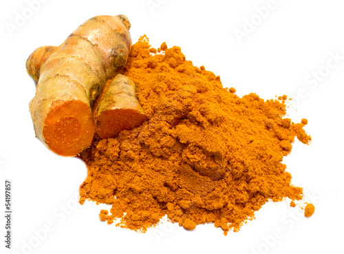 Photo: turmeric powder & turmeric turmeric powder & turmeric
