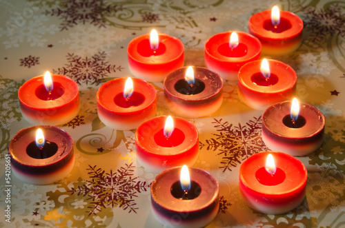 Photo: Weihnachtliche Kerzen Weihnachtliche Kerzen