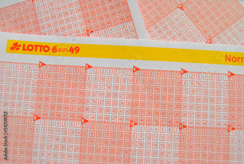 Photo: Lottoscheine Lottoscheine
