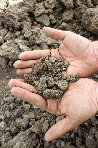 Photo: cracked dry soil cracked dry soil