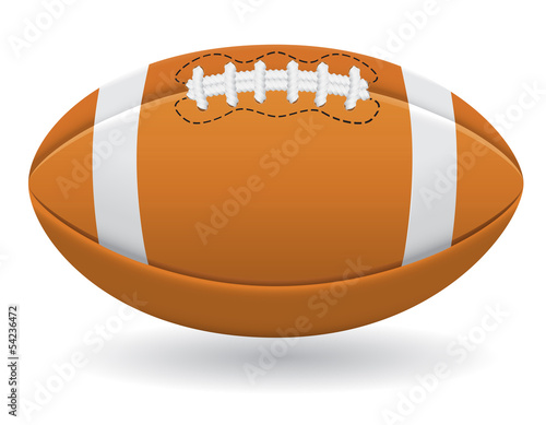 Vector: ball for american football vector illustration ball for american football vector illustration