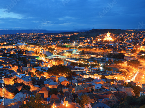 Photo: Tbilisi at night Tbilisi at night
