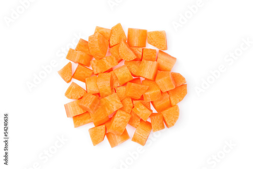 Photo: Diced carrot Diced carrot