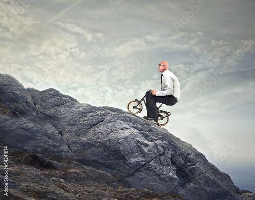 Photo: pedaling uphill pedaling uphill