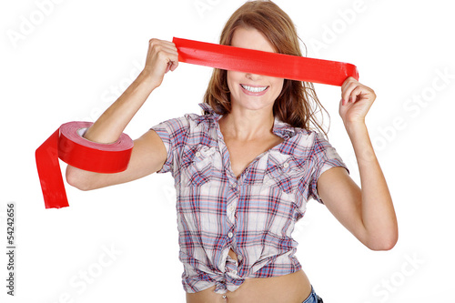 Photo: Junge Handwerkerin bei der Arbeit Junge Handwerkerin bei der Arbeit