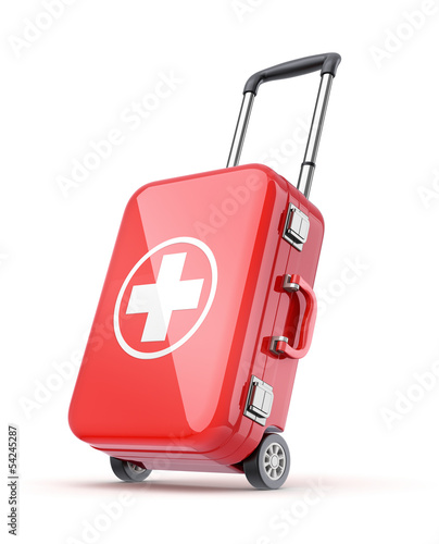Illustration: First aid kit for travel First aid kit for travel
