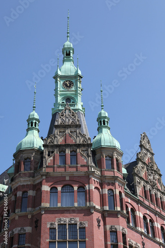 Photo: historisches Gebäude in Hamburg, Deutschland historisches Gebäude in Hamburg, Deutschland