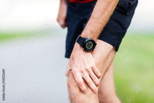Photo: Running injury, knee pain Running injury, knee pain