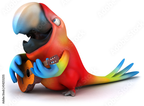 Illustration: Fun parrot Fun parrot