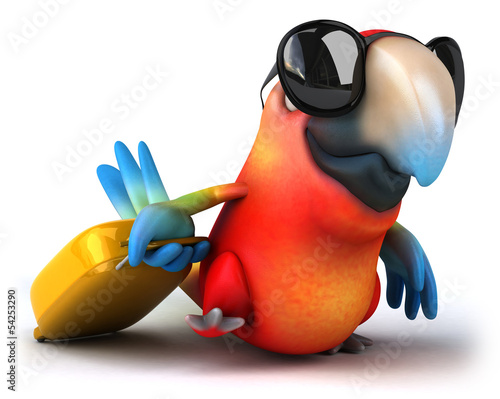 Illustration: Fun parrot Fun parrot