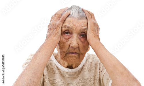 Photo: sad old lady sad old lady
