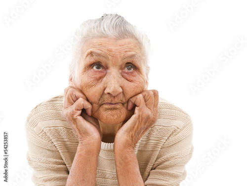 Photo: grandma daydreaming grandma daydreaming