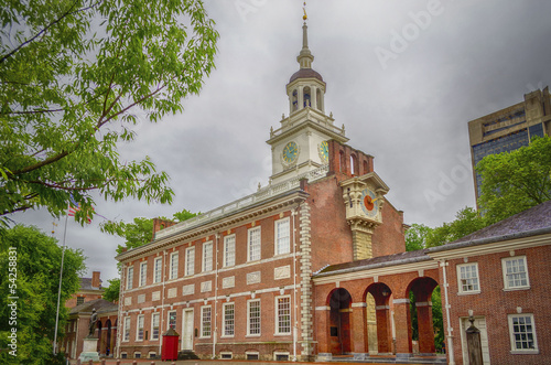 Photo: Independence Hall in Philadelphia, Pennsylvania. Independence Hall in Philadelphia, Pennsylvania.