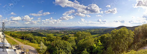Photo: Panorama of Vienna and its Danube River Panorama of Vienna and its Danube River