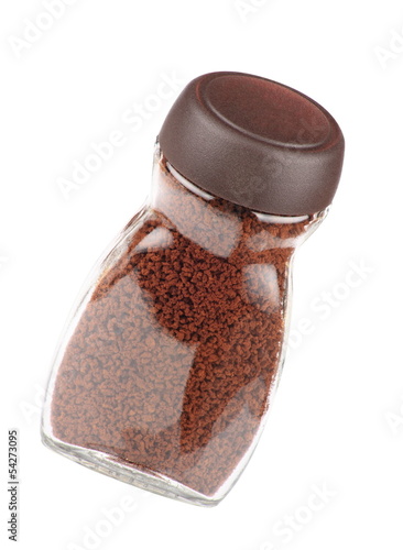 Photo: Jar of Instant Coffee Isolated Jar of Instant Coffee Isolated