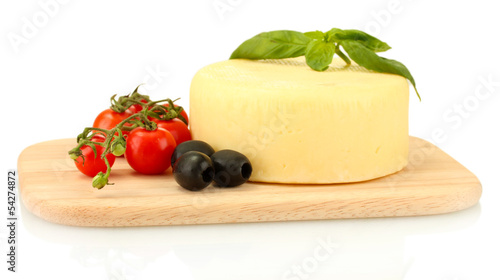 Photo: cheese mozzarella with vegetables cheese mozzarella with vegetables