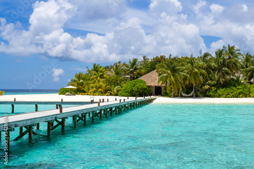 Photo: Scenery of Resort Island,Maldives Scenery of Resort Island,Maldives
