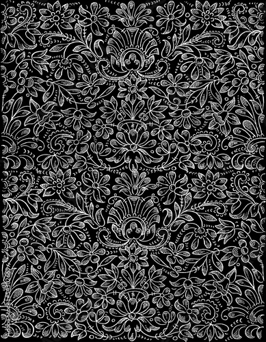 Vector: Fond floral vertical Fond floral vertical