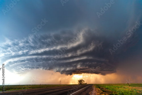 Photo: Severe thunderstorm in the Great Plains Severe thunderstorm in the Great Plains
