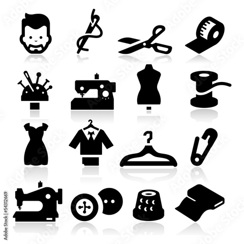 Vector: Sewing Icons Sewing Icons
