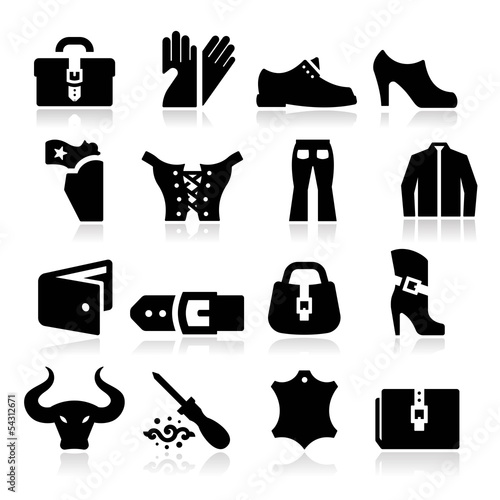 Vector: Leather Icons Leather Icons