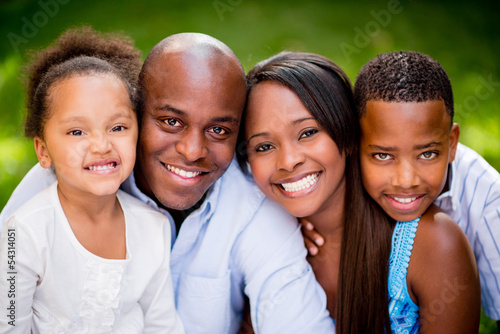 Photo: Happy family portrait Happy family portrait