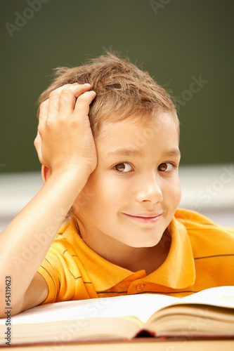 Photo: Youthful reader Youthful reader