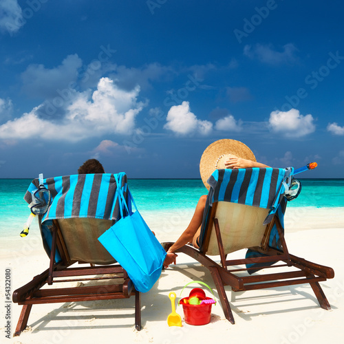 Photo: Couple on a beach Couple on a beach