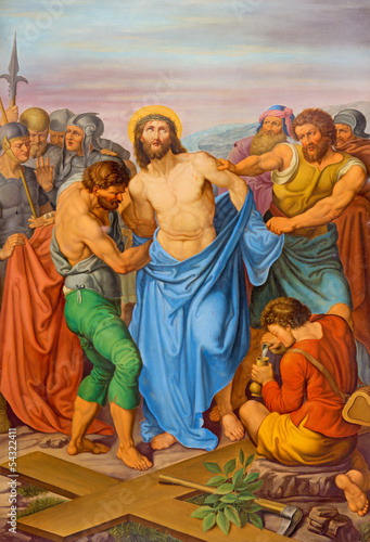 Photo: Vienna - Jesus Stripped of His Garments. Vienna - Jesus Stripped of His Garments.