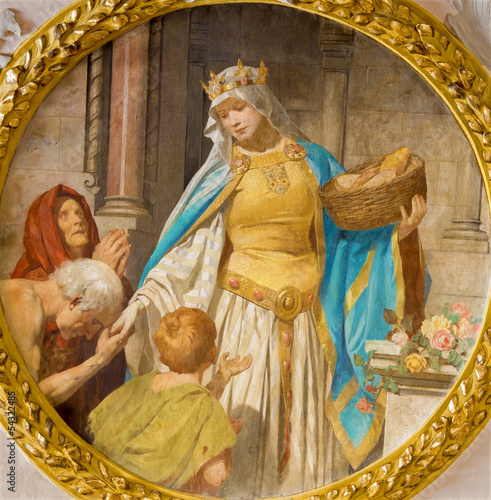 Photo: Vienna - Paint of st.Elizabeth of Hungary Vienna - Paint of st.Elizabeth of Hungary