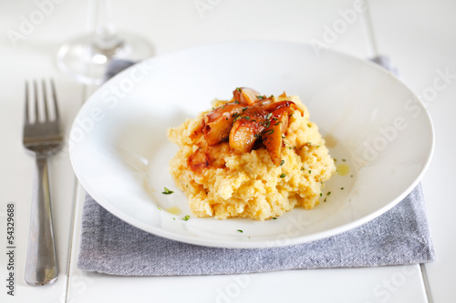 Photo: Mashed potatoes of rutabagas, sweet potato and caramelized pears Mashed potatoes of rutabagas, sweet potato and caramelized pears