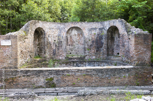 Photo: Nymphaeum in Butrint Nymphaeum in Butrint