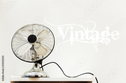 Photo: Vintage steel fan Vintage steel fan