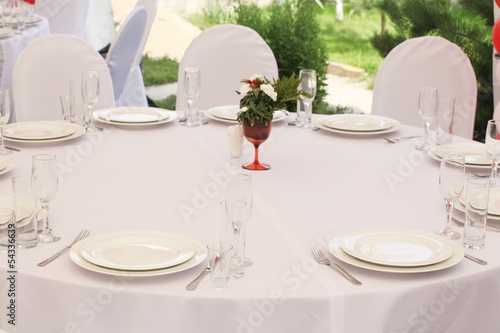 Photo: served table served table