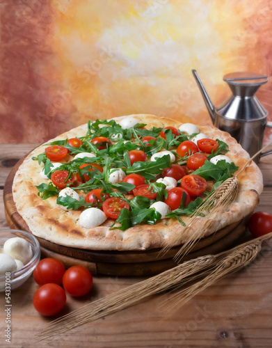 Photo: Focaccia rucola pomodorini Focaccia rucola pomodorini
