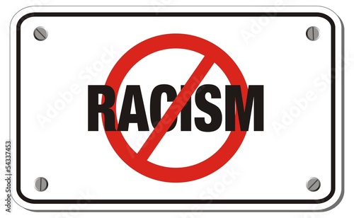Vector: anti racism triangle sign anti racism triangle sign