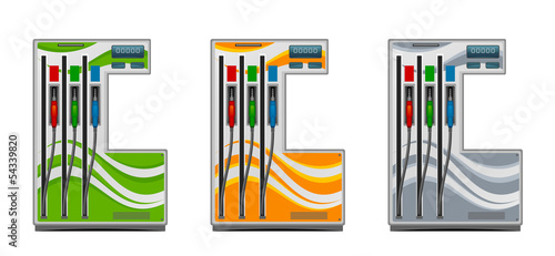 Vector: Gas station Gas station