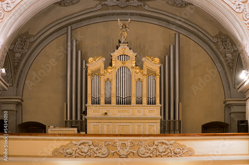 Photo: Organ in church Organ in church