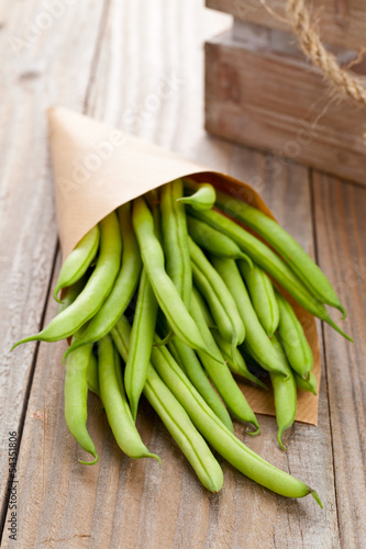 Photo: Organic pole beans Organic pole beans