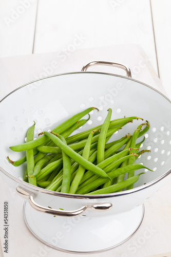 Photo: Organic pole beans Organic pole beans