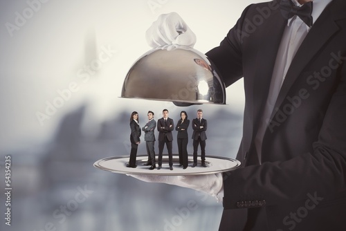 Photo: Business service and First Class team Business service and First Class team