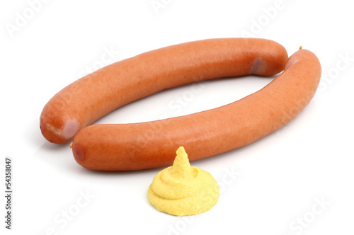 Photo: Würstchen mit scharfem Senf Würstchen mit scharfem Senf