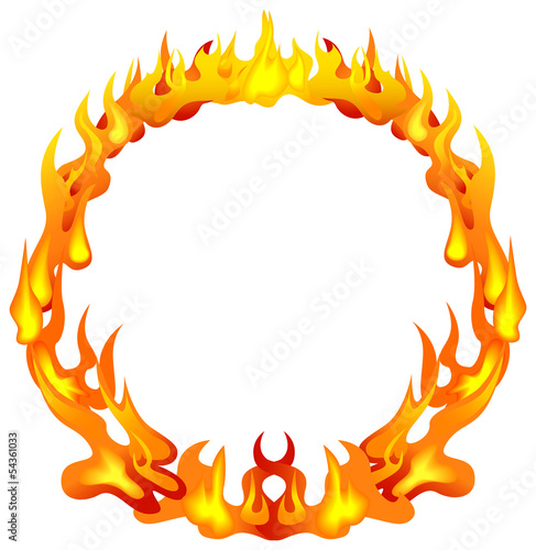 Vector: Frame of the flame Frame of the flame
