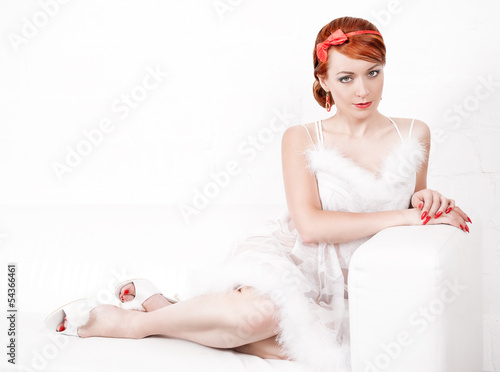 Photo: Beautiful woman with red hair Beautiful woman with red hair