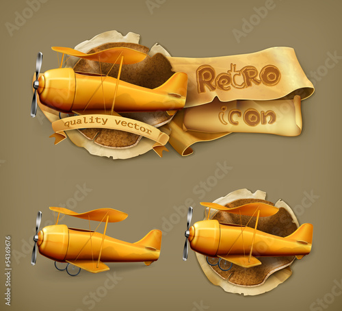 Vector: Aircraft icon Aircraft icon