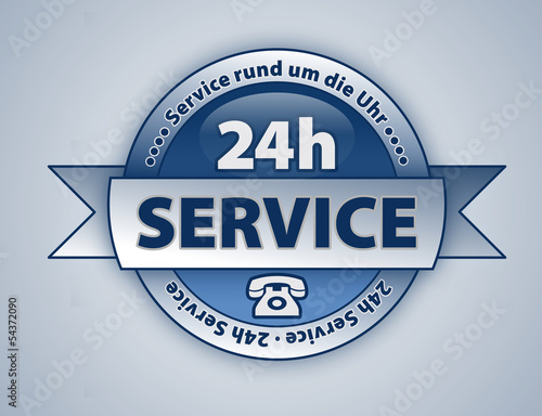 Vector: 24 stunden service 24 stunden service