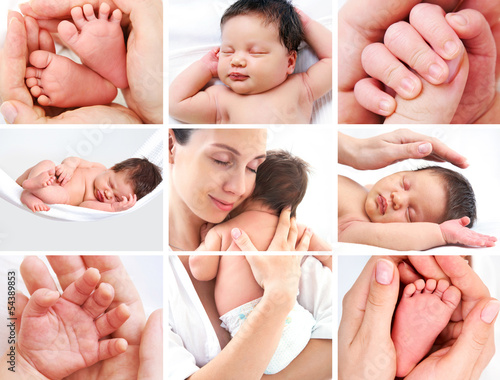 Photo: collage baby collage baby