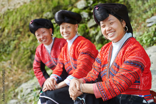 Photo: smiling chinese minority woman Yao smiling chinese minority woman Yao