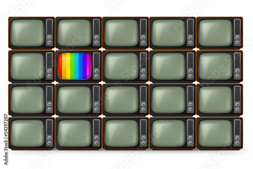 Vector: Realistic retro TV Realistic retro TV