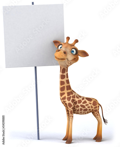 Illustration: Fun giraffe Fun giraffe